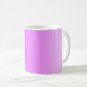 NUR FARBsteigungen - Neonrosa Kaffeetasse (VorderseiteRechts)