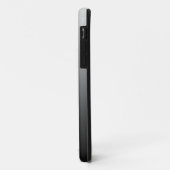 NUR FARBsteigungen - schwarzes Grau Case-Mate iPhone Hülle (Hinten/Links)