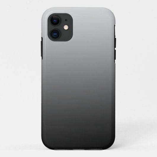 NUR FARBsteigungen - schwarzes Grau Case-Mate iPhone Hülle (Rückseite)