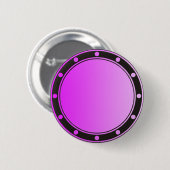 NUR FARBSTOFFE - rosa Rosa + Ringe & Punkte Button (Vorne & Hinten)