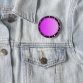 NUR FARBSTOFFE - rosa Rosa + Ringe & Punkte Button (Beispiel)