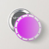 NUR FARBSTOFFE - rosa Rosa + Ringe & Punkte Button (Vorne & Hinten)