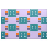 NUR FARBSTREIFEN - gefärbt + Ihr Monogramm Stoff (Fat Quarter (45,7 x 55,9 cm))