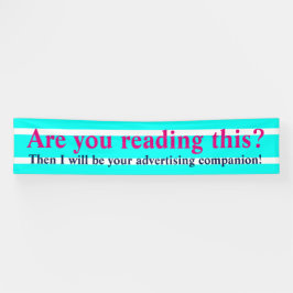 NUR FARBSTREIFEN - Türkis + Ihr Rücken. Banner