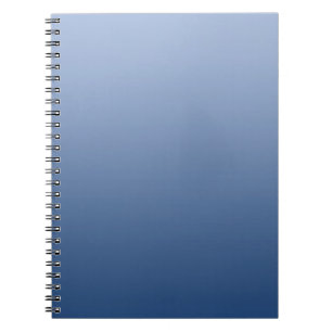 NUR FARBVERLAUF - blau Notizblock