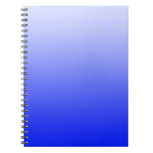 NUR FARBVERLAUF royalblau Notizblock