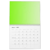 Nur Farbverläufe Kalender - mehrfarbig (Mär 2027)