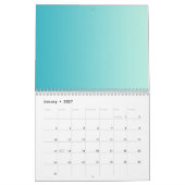 Nur Farbverläufe Kalender - mehrfarbig (Jan 2027)