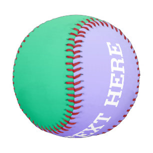 Nur Farbverläufe - Violett & Minze Baseball