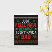 Nur Feliz Navi Weil Ich Keinen Vater Habe Hässlich Karte (Gelbe Blume)