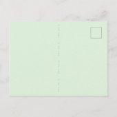 Nur Fisch im Meer für mich Miss Sie Postkarte (Rückseite)