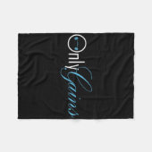 Nur Fitness aus Edelstahl Fleecedecke (Vorderseite (Horizontal))