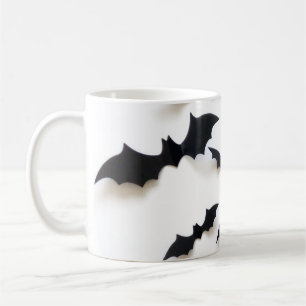 Nur Fledermäuse für Halloween. Kaffeetasse