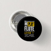 Nur Flute spielen Button (Vorne & Hinten)