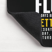 Nur Flute spielen Mousepad (Ecke)