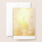 Nur Foil Card Vibes - Halloween Card" Folienkarte (Rückseite mit Umschlag)