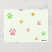 Nur Frenchie Vibes Postkarte (Rückseite)