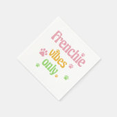 Nur Frenchie Vibes Serviette (Ecke)