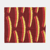 Nur Fritten-Tag 🍟 Fleecedecke (Vorderseite (Horizontal))