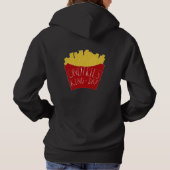 Nur Fritten-Tag 🍟 Hoodie (Rückseite)