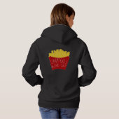 Nur Fritten-Tag 🍟 Hoodie (Schwarz voll)