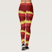 Nur Fritten-Tag 🍟 Leggings (Rückseite)
