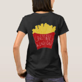 Nur Fritten-Tag 🍟 T-Shirt (Rückseite)