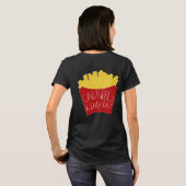 Nur Fritten-Tag 🍟 T-Shirt (Schwarz voll)