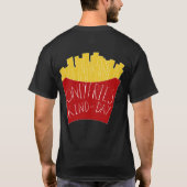 Nur Fritten-Tag 🍟 T-Shirt (Rückseite)