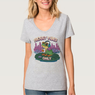 Nur Froschbeulen - Entspannte Froschkälle T-Shirt