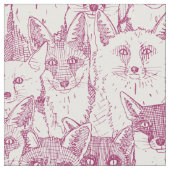 Nur Füchse Kirschrosa weiche weiße Stoffe (Nahaufnahme)