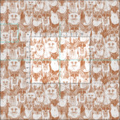 nur Füchse Rost weiche weiße Stoffe (Kachel)