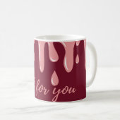 Nur für das rote Muster Kaffeetasse (VorderseiteRechts)