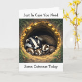 Nur für den Fall, dass Sie heute etwas Geschmeidig Karte (Gelbe Blume)