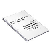 Nur für den Fall, niemand sagte Ihnen heute Hallo Notizblock (Rechte Seite)