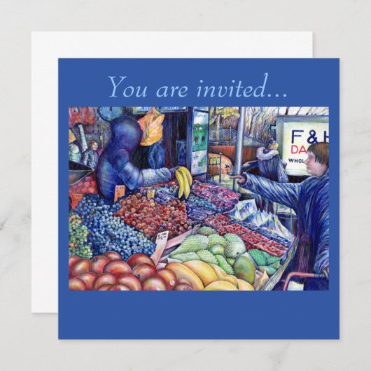 Nur für den geistigen Verbrauch Einladung (Vorne/Hinten)