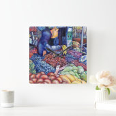 Nur für den geistigen Verbrauch Quadratische Wanduhr (Zuhause)