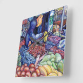 Nur für den geistigen Verbrauch Quadratische Wanduhr (Winkel)