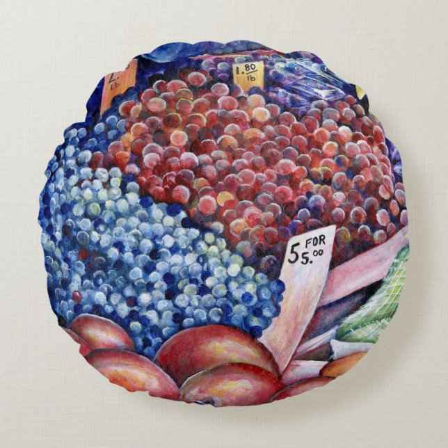 Nur für den geistigen Verbrauch Rundes Kissen (Vorderseite)