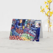 Nur für den psychischen Verbrauch Grußkarte Karte (Gelbe Blume)