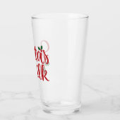 Nur für den Weihnachtsmann Glas (Links)