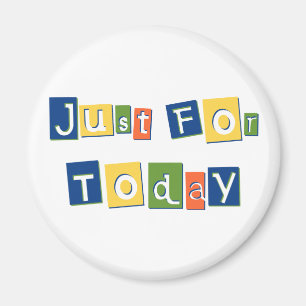 Nur für die aktuellen Slogan Quote Farbblockbuchst Magnet