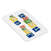 Nur für die aktuellen Slogan Quote Farbblockbuchst Magnet (Rechte Seite)