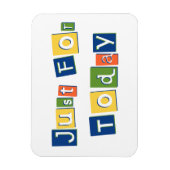 Nur für die aktuellen Slogan Quote Farbblockbuchst Magnet (Vertikal)