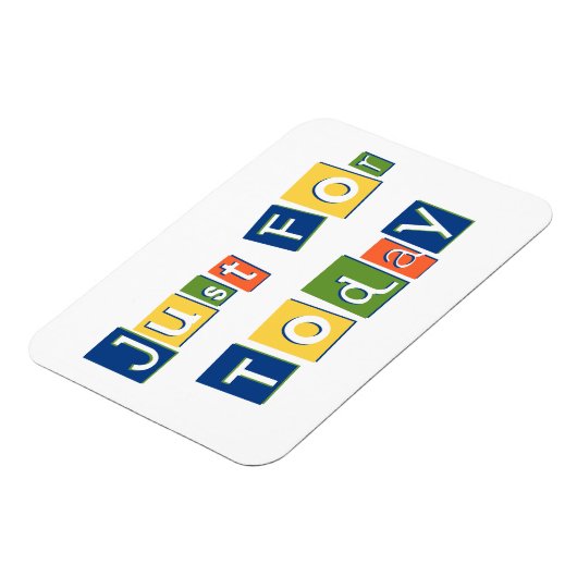 Nur für die aktuellen Slogan Quote Farbblockbuchst Magnet (Linke Seite)