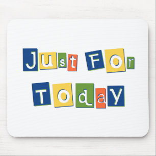Nur für die aktuellen Slogan Quote Farbblockbuchst Mousepad