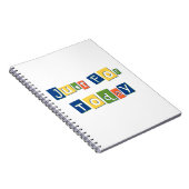 Nur für die aktuellen Slogan Quote Farbblockbuchst Notizblock (Rechte Seite)