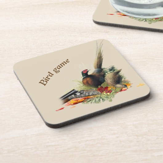 Nur für echte Jäger Getränkeuntersetzer (Linke Seite)