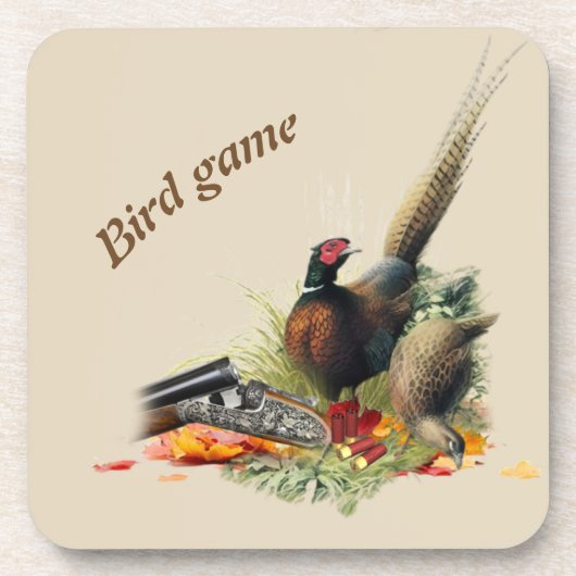 Nur für echte Jäger Getränkeuntersetzer (Vorderseite)