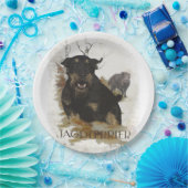 Nur für echte Jäger-Teller Pappteller (Party)